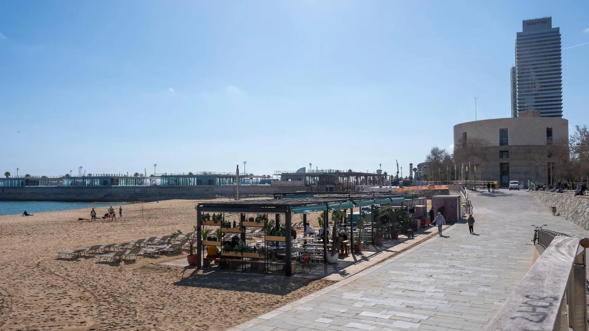 Vila Olimpica Skyline Barcelona